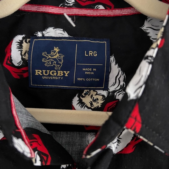 NWT Santa 🎅🏻 Button Down Shirt Size LRG - Picture 4 of 6